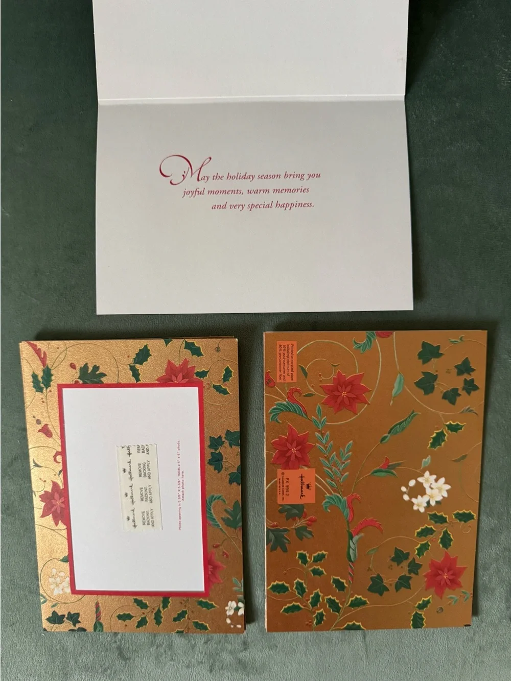 NWOT assorted vintage Christmas cards & photo holders